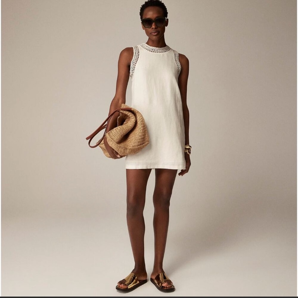 JCrew Ivory Mini, Shift Dress